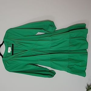 Xirena Nadia blouson sleeve tiered dress Green Sz S
